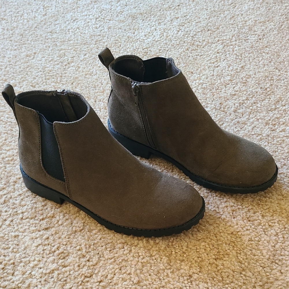 Army Green Ankle Boots